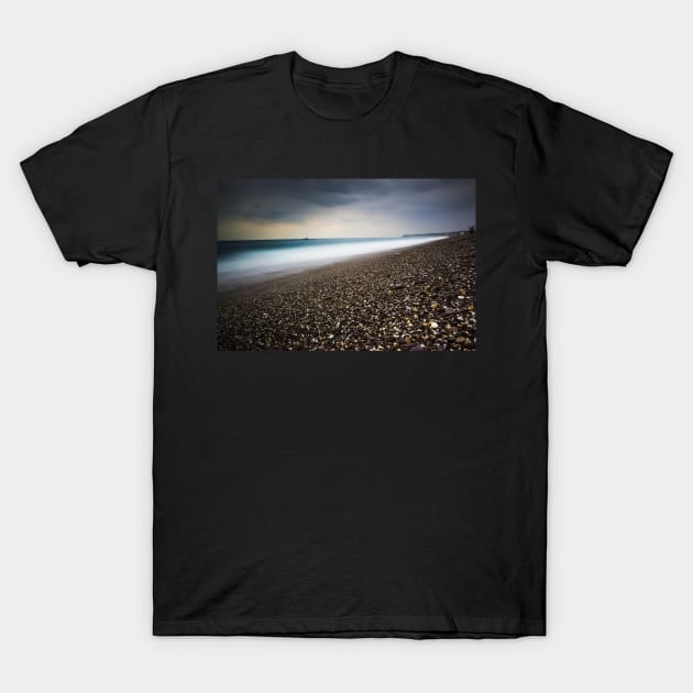 Unique landscape photography of Taiwan shoreline in a moody style T-Shirt by AvonPerception